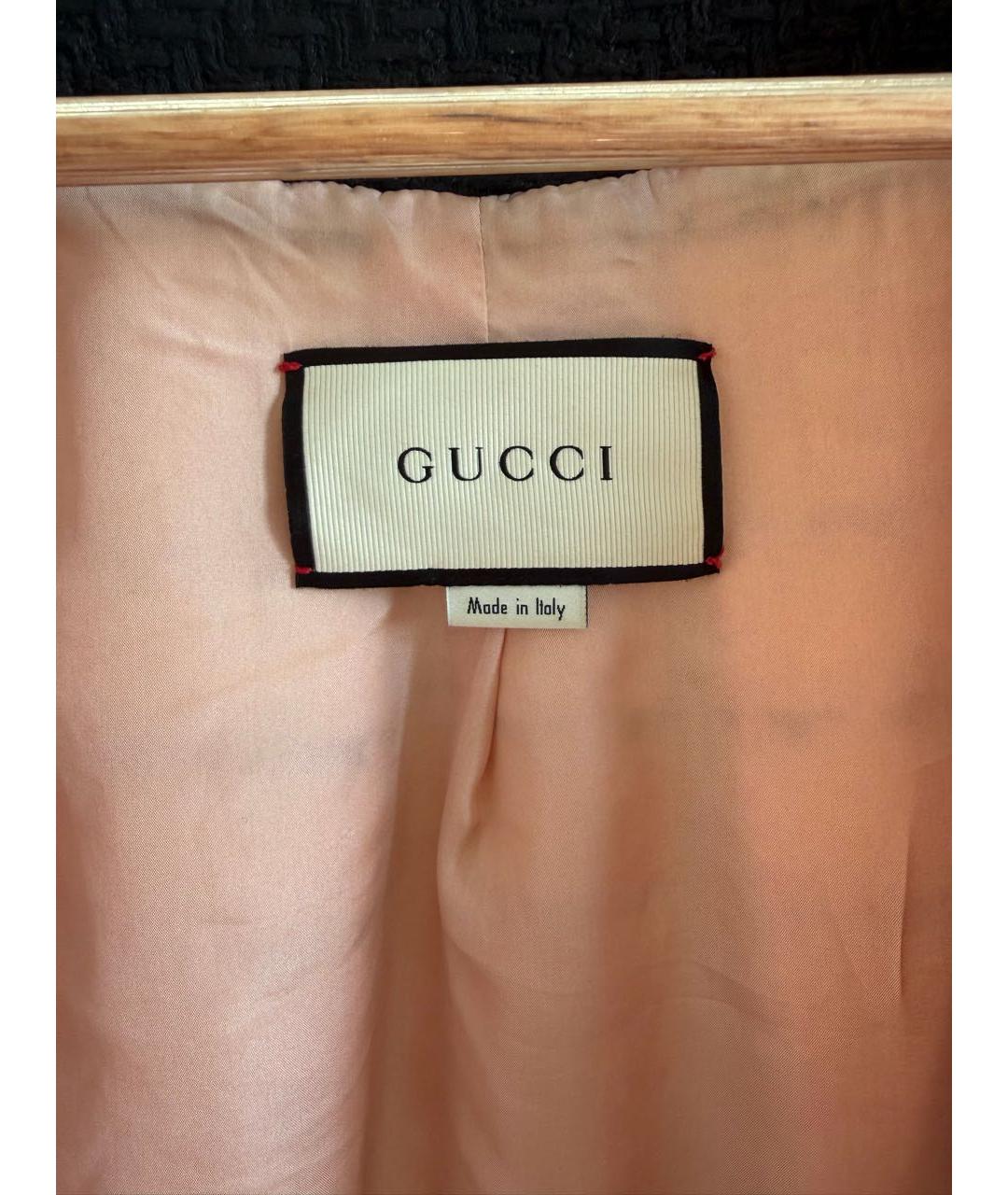 GUCCI Бежевый твидовый кардиган, фото 5