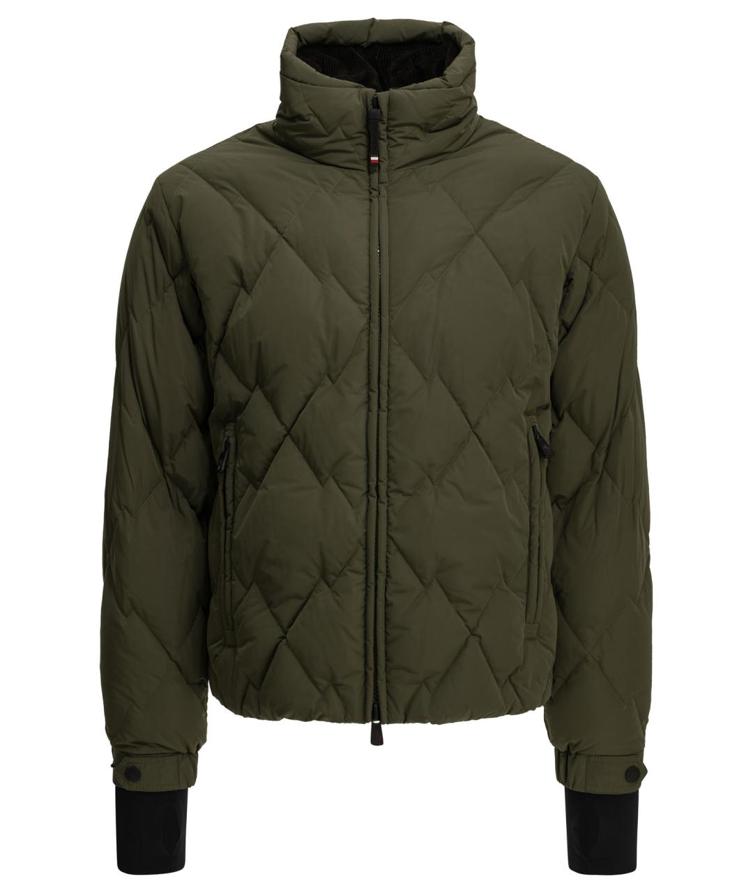 MONCLER GRENOBLE Зеленая полиамидовая куртка, фото 1
