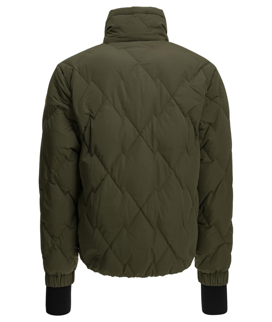 MONCLER GRENOBLE Зеленая полиамидовая куртка, фото 2