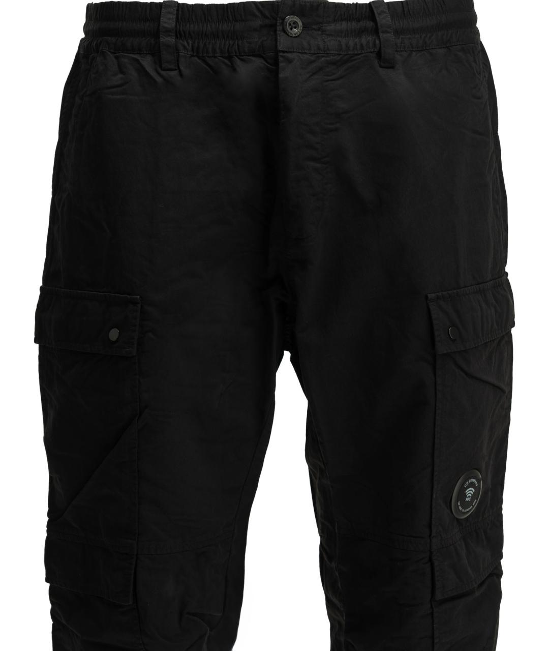 CP COMPANY Черные полиамидовые повседневные брюки, фото 3