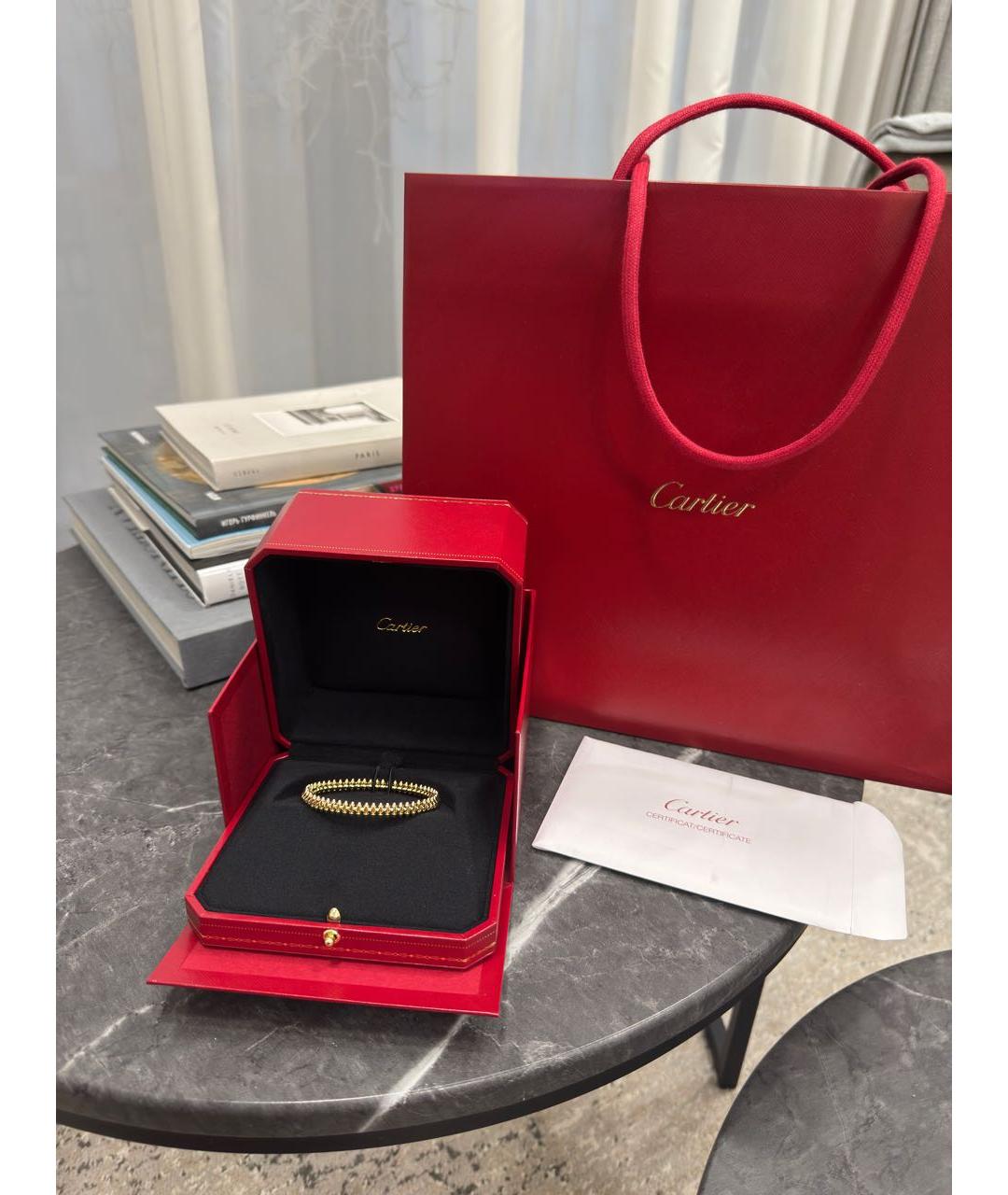 CARTIER Золотой браслет из желтого золота, фото 2