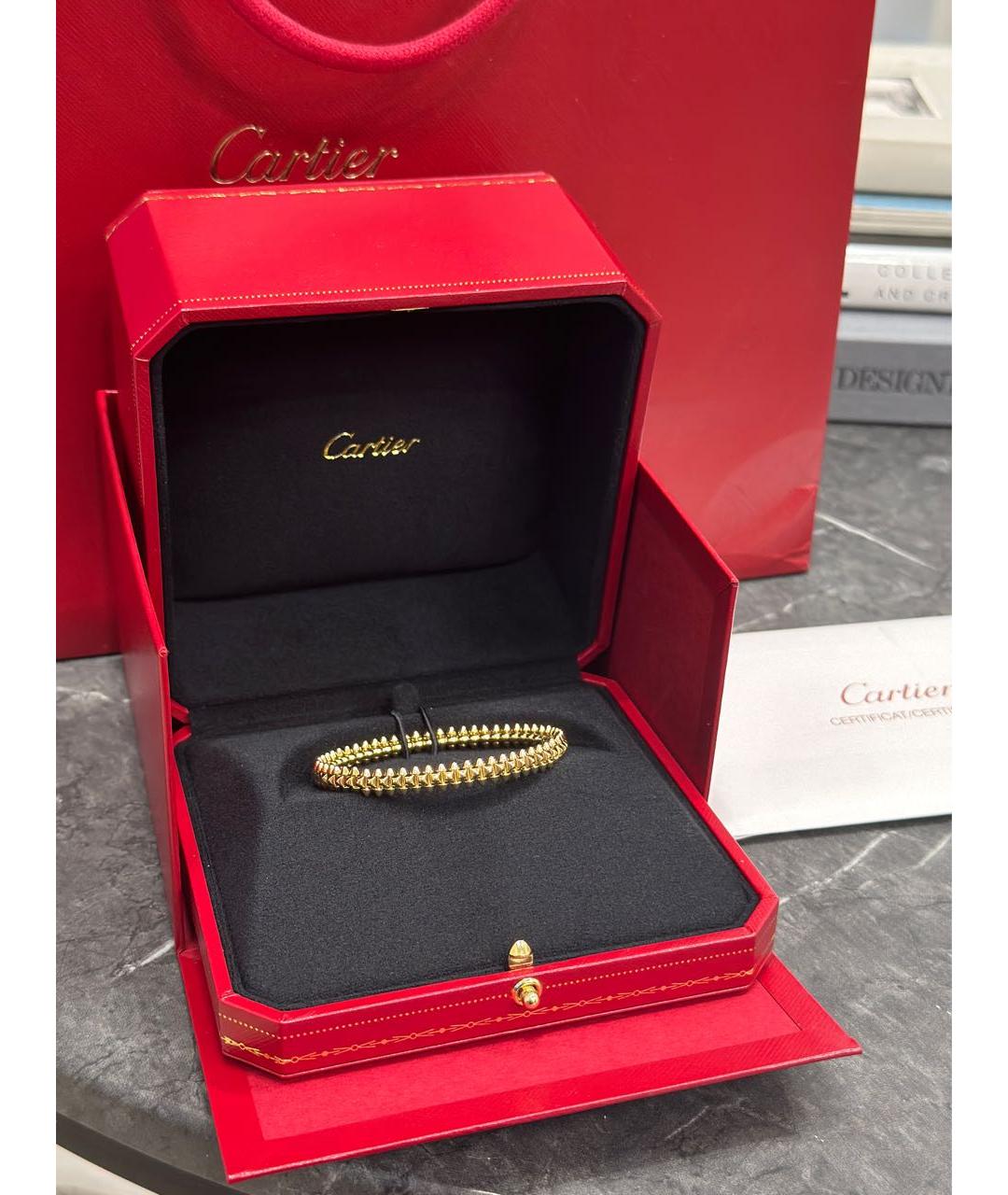 CARTIER Золотой браслет из желтого золота, фото 3