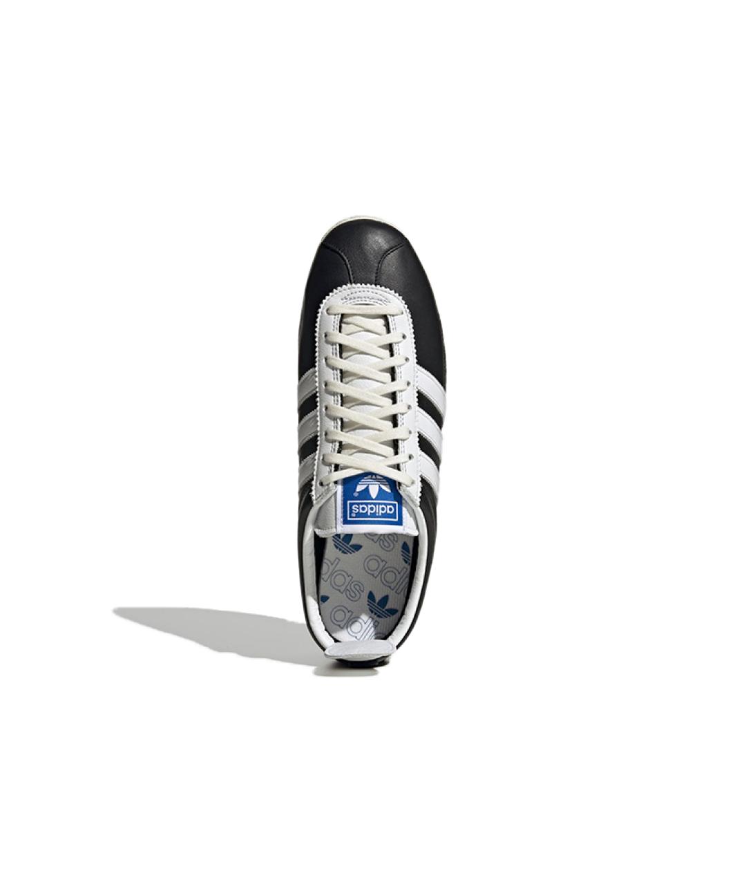 ADIDAS Черные кожаные кроссовки, фото 5