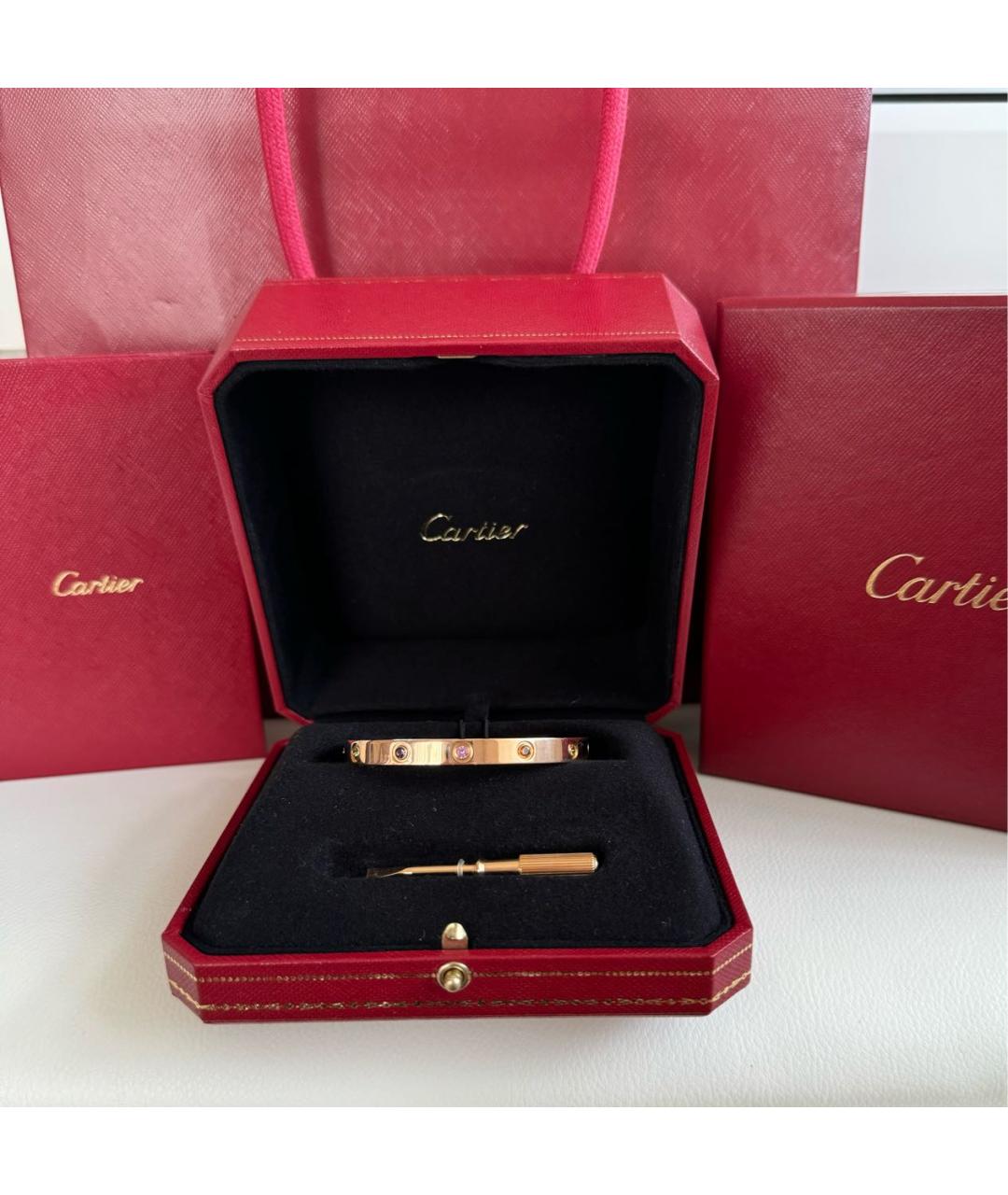 CARTIER Мульти браслет из розового золота, фото 7