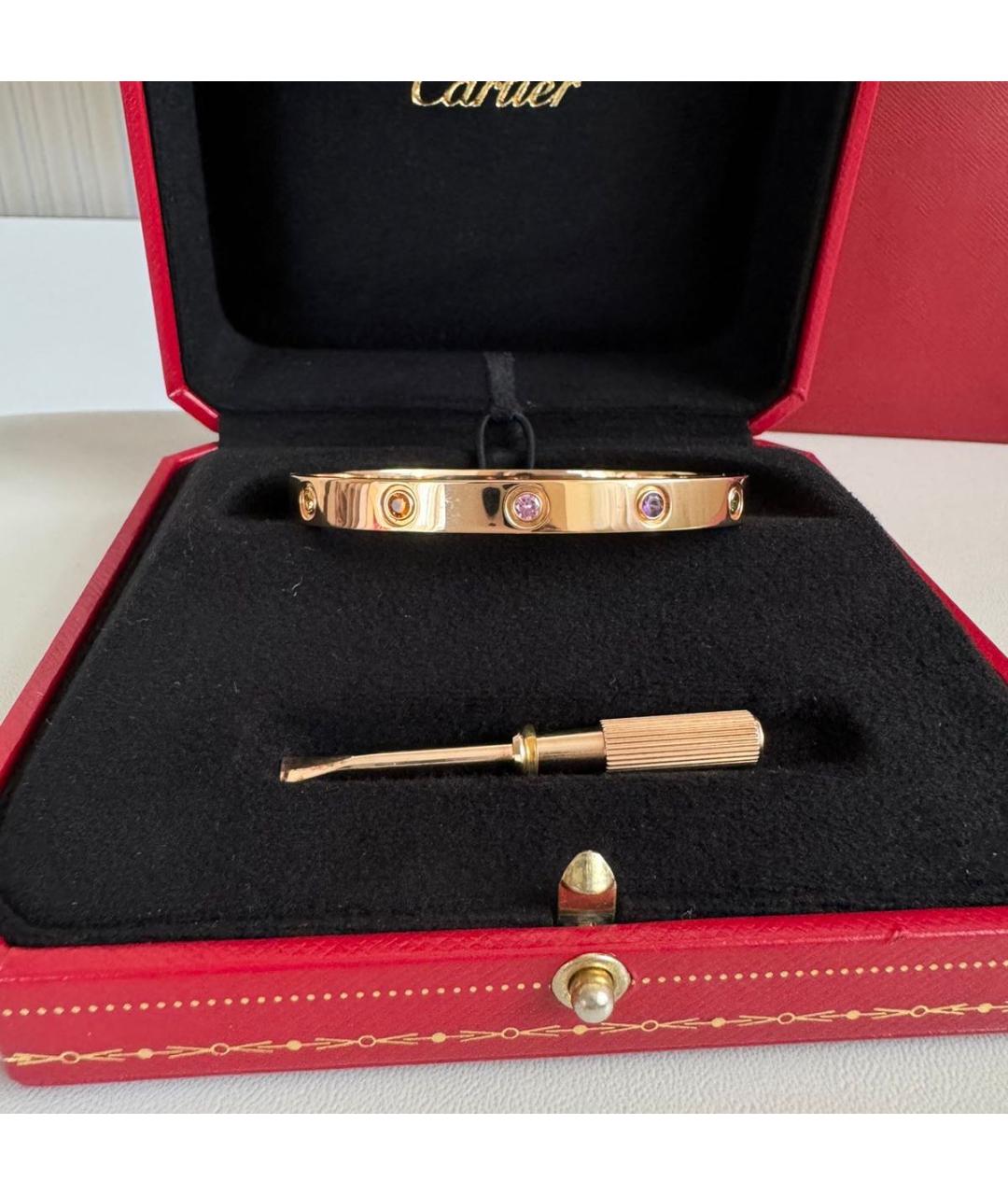 CARTIER Мульти браслет из розового золота, фото 3