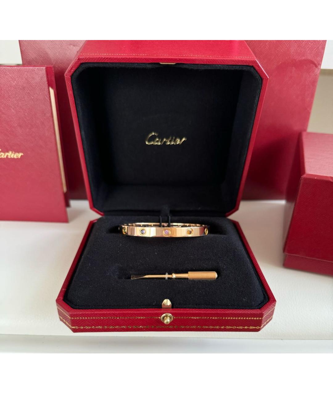 CARTIER Мульти браслет из розового золота, фото 2