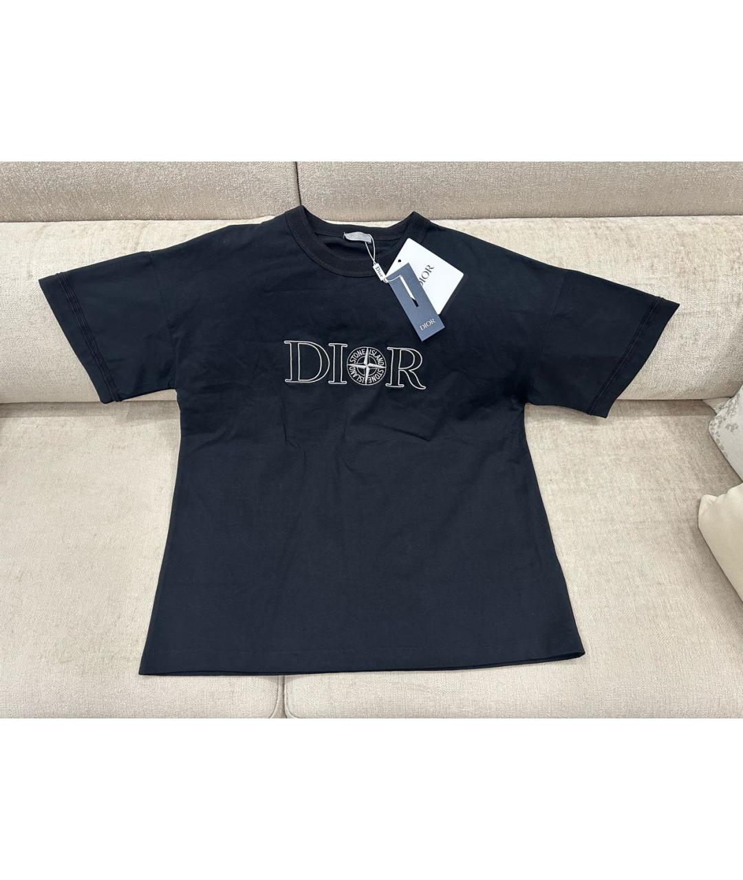 CHRISTIAN DIOR Черная футболка, фото 9