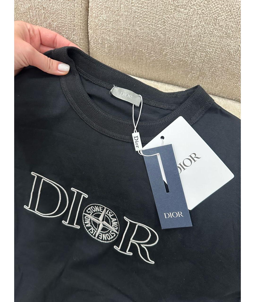 CHRISTIAN DIOR Черная футболка, фото 4