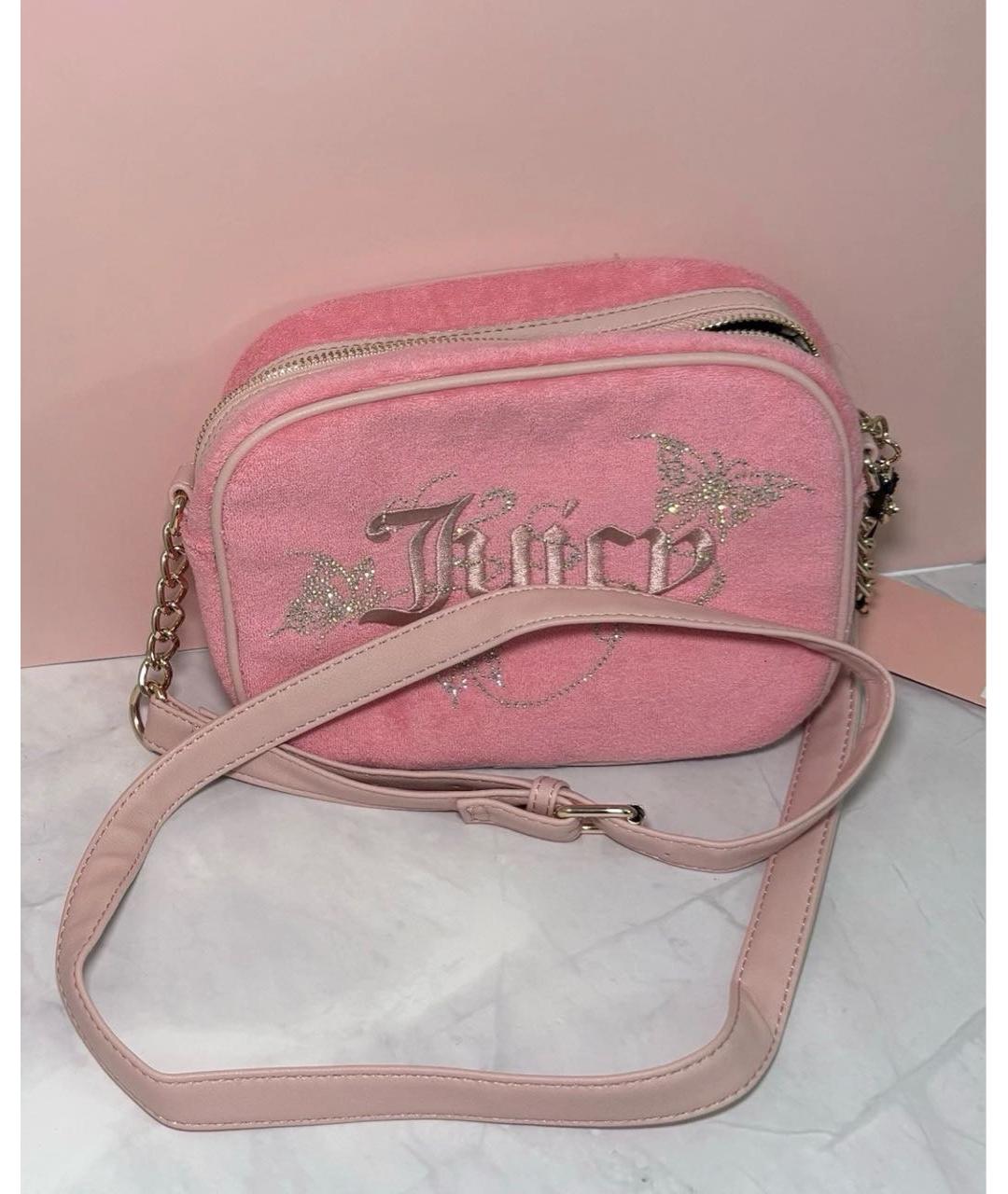 JUICY COUTURE Розовая сумка через плечо, фото 4