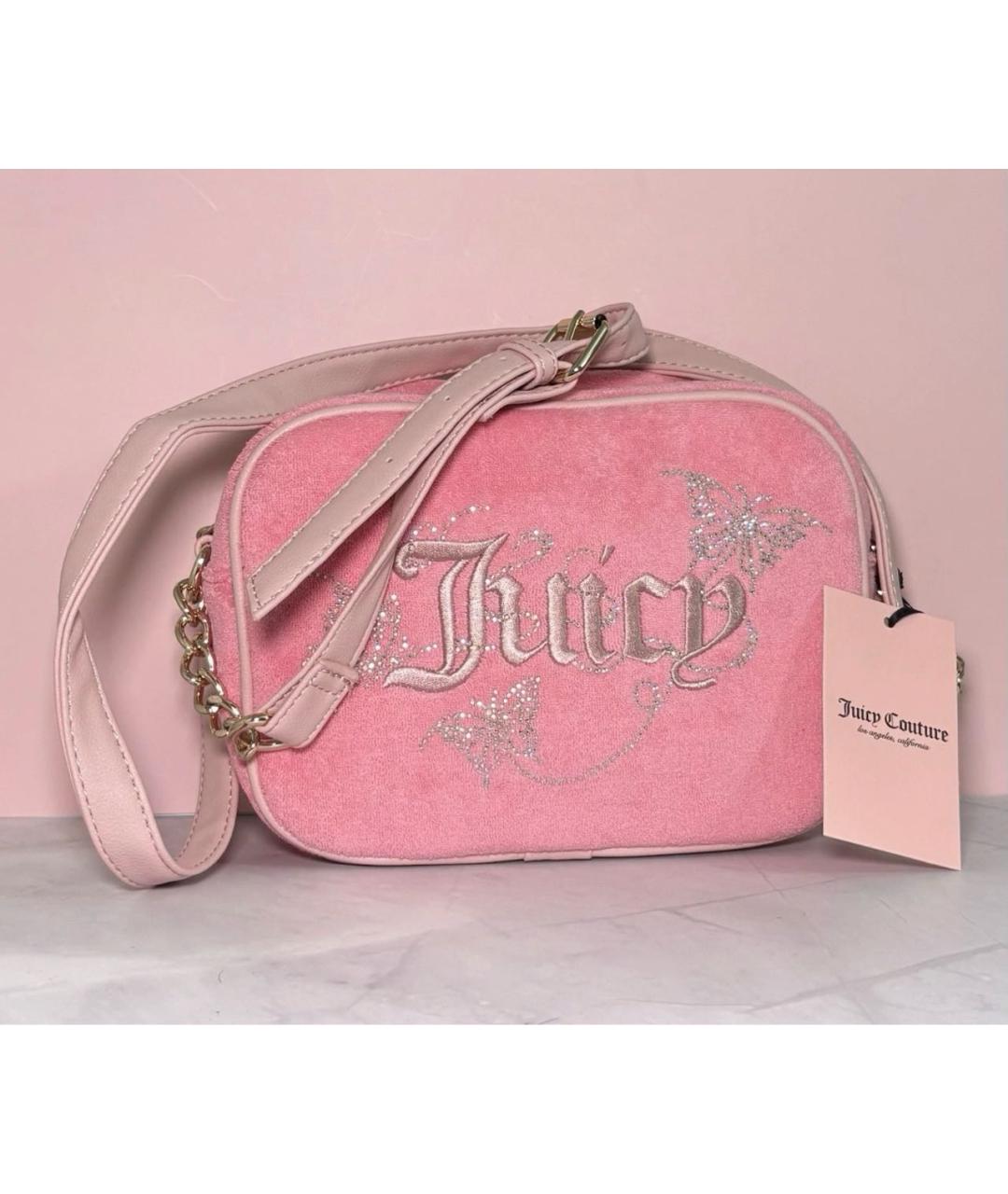 JUICY COUTURE Розовая сумка через плечо, фото 5