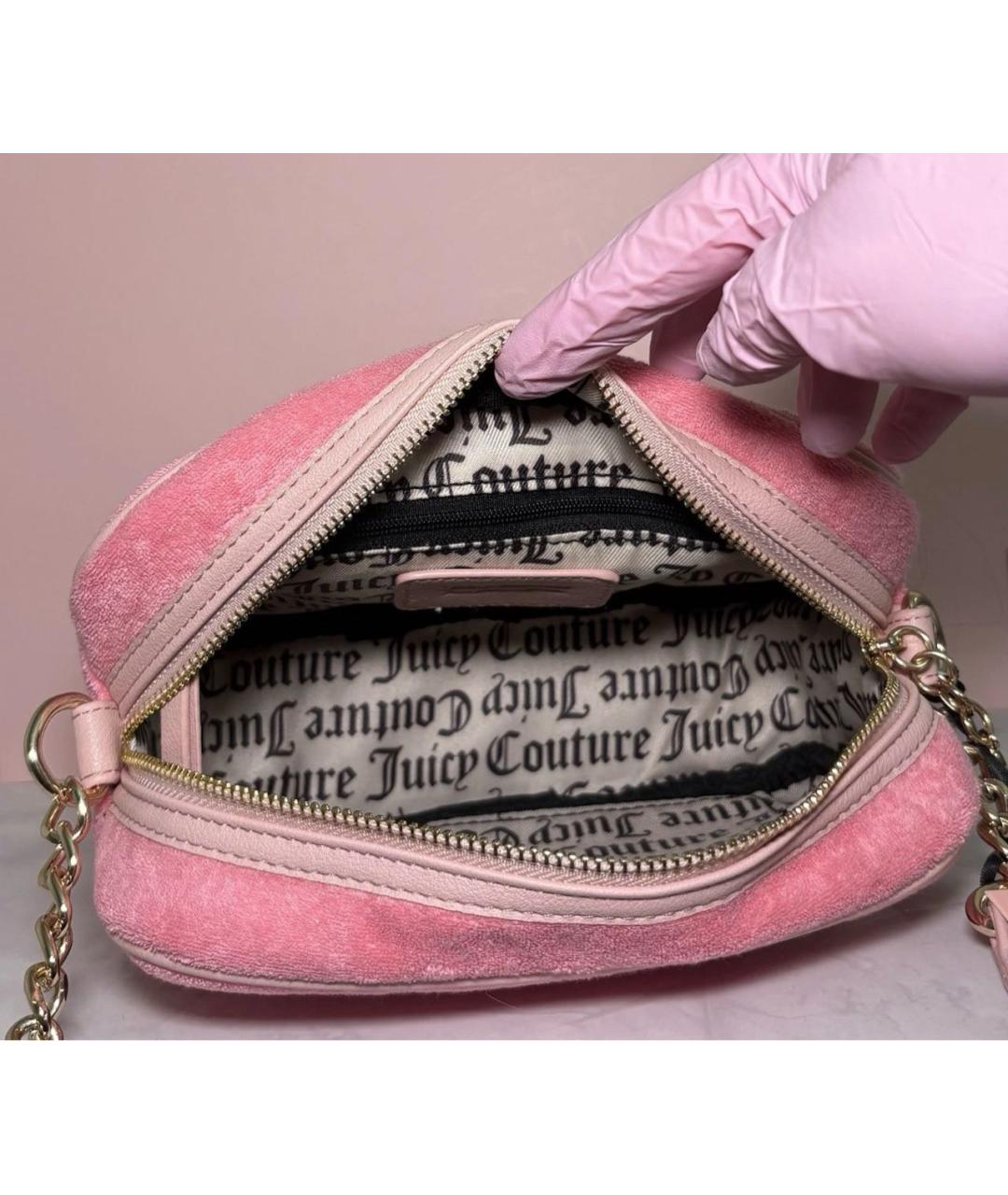 JUICY COUTURE Розовая сумка через плечо, фото 3