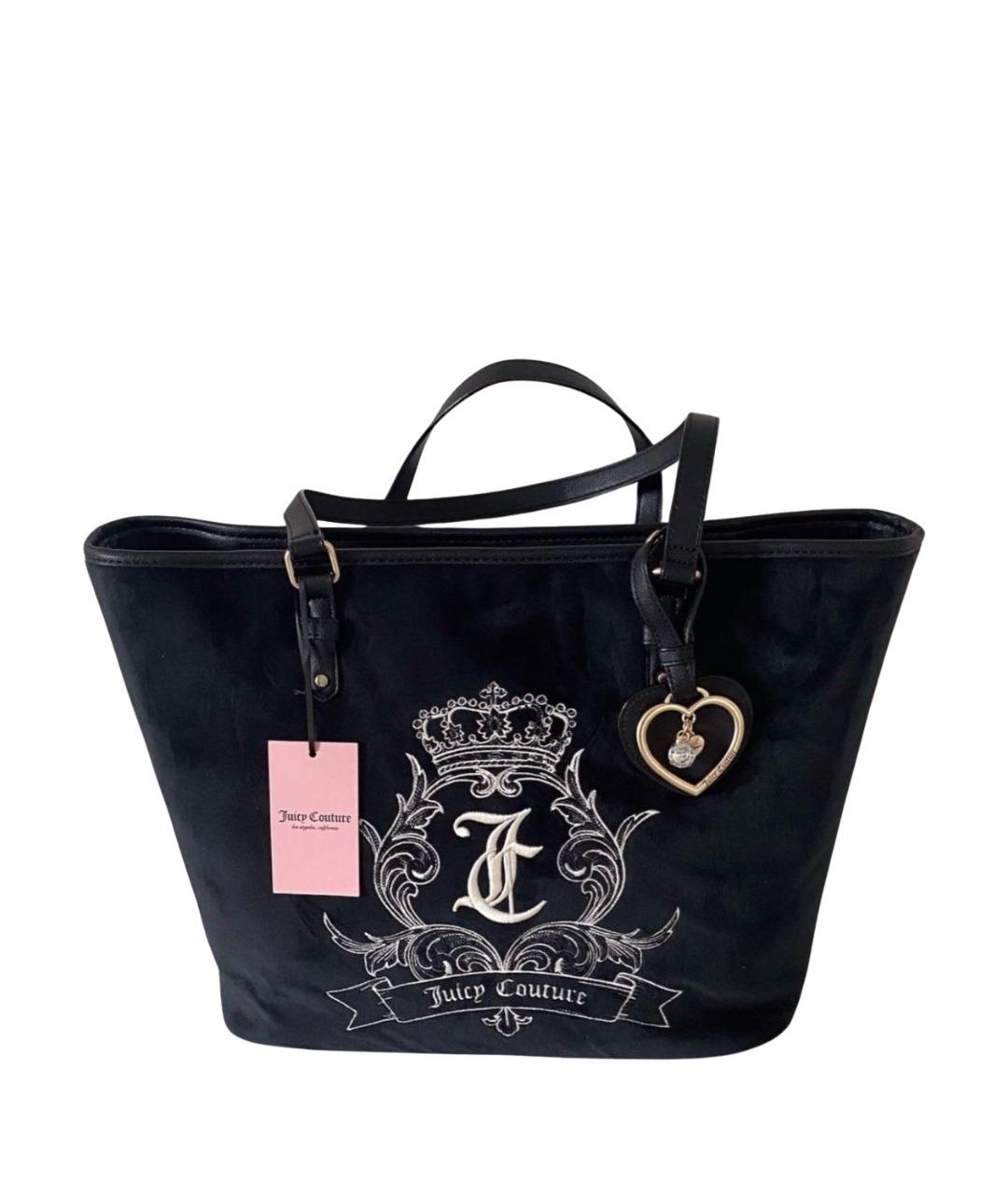 JUICY COUTURE Черная сумка тоут, фото 1