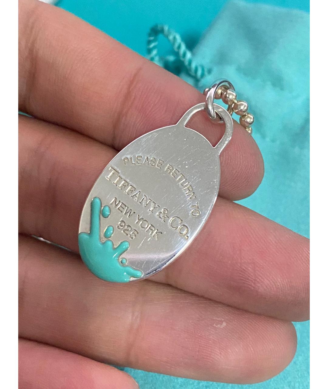TIFFANY&CO Серебряное серебряное колье, фото 7