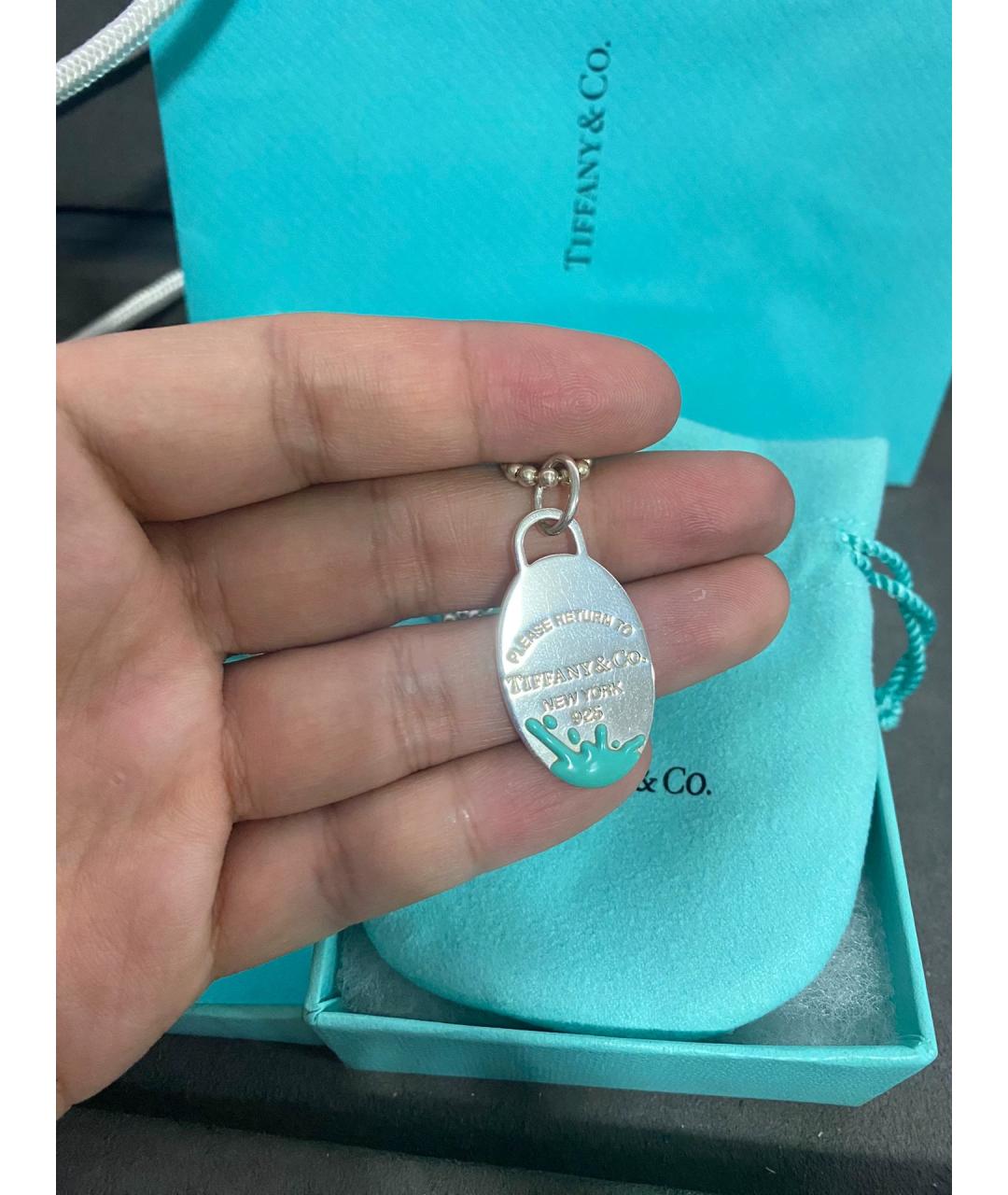 TIFFANY&CO Серебряное серебряное колье, фото 4