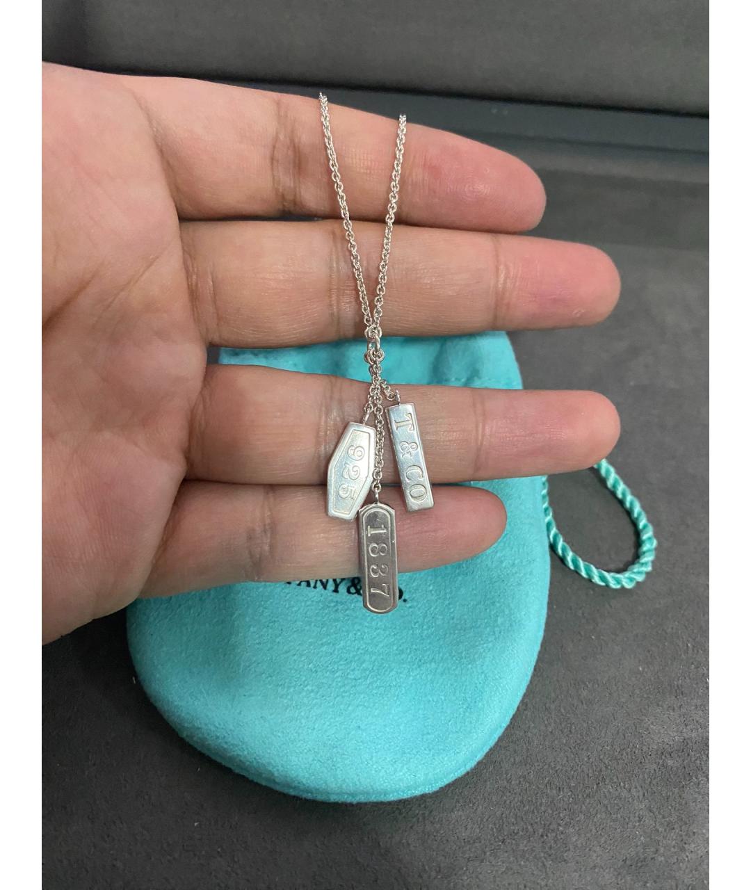 TIFFANY&CO Серебряный серебряный кулон, фото 2