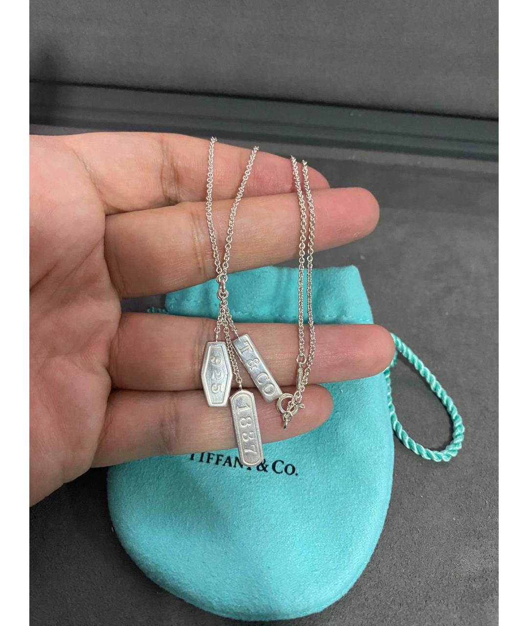 TIFFANY&CO Серебряный серебряный кулон, фото 6