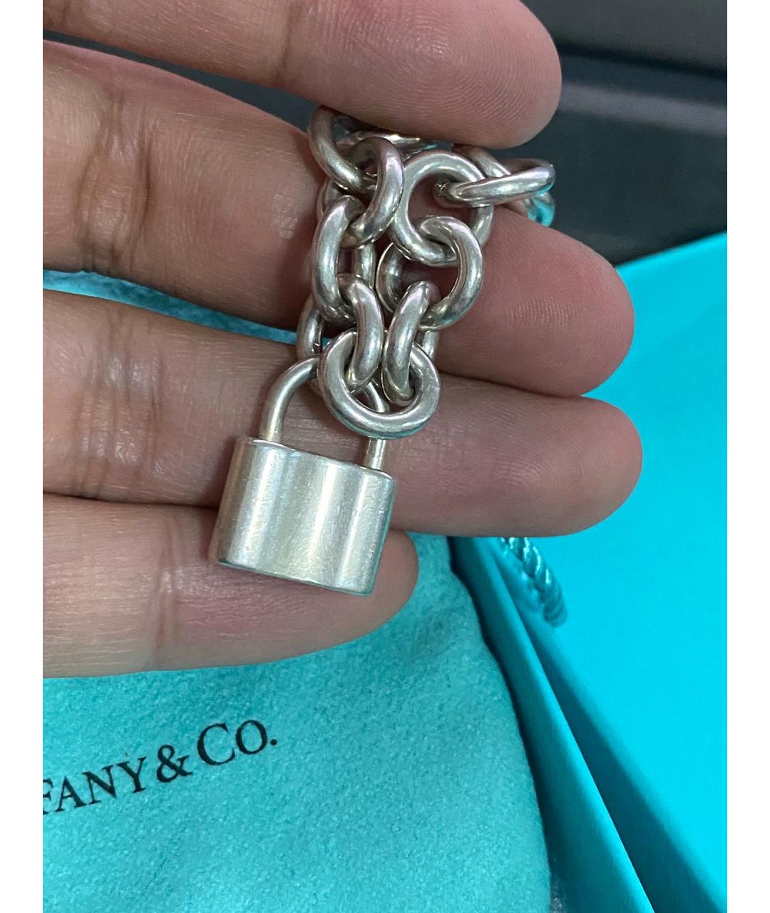 TIFFANY&CO Серебряный серебряный браслет, фото 6