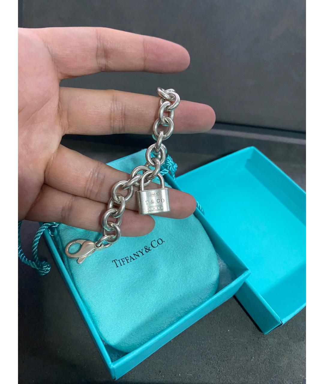 TIFFANY&CO Серебряный серебряный браслет, фото 2
