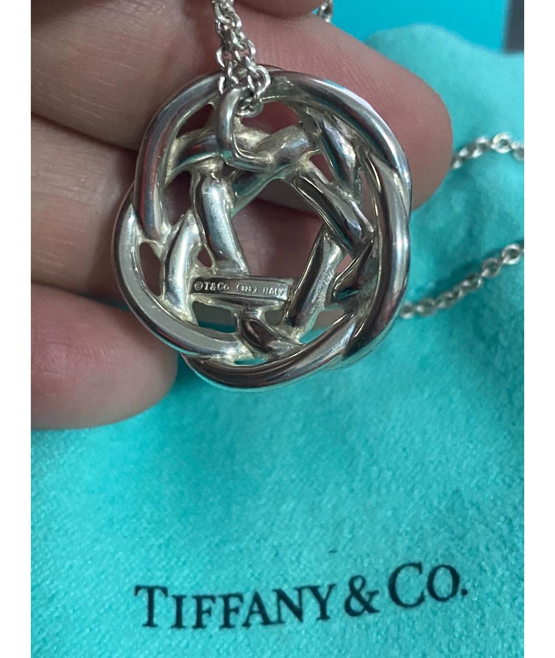TIFFANY&CO Серебряное серебряное колье, фото 6