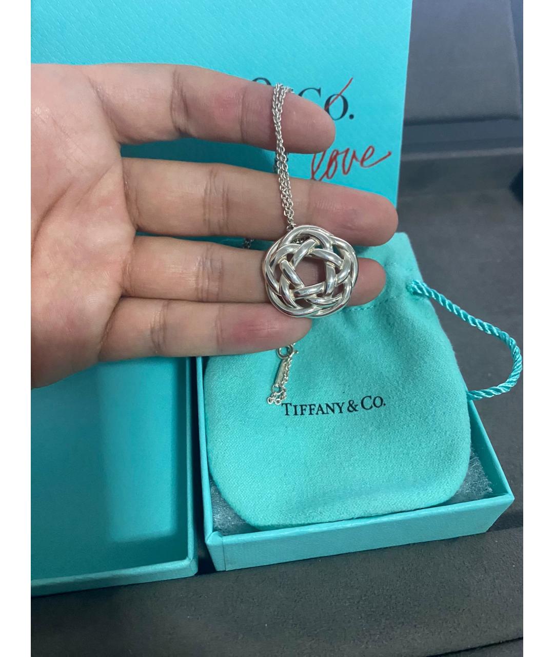 TIFFANY&CO Серебряное серебряное колье, фото 4