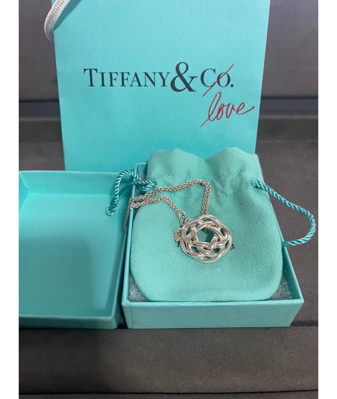 TIFFANY&CO Серебряное серебряное колье, фото 8