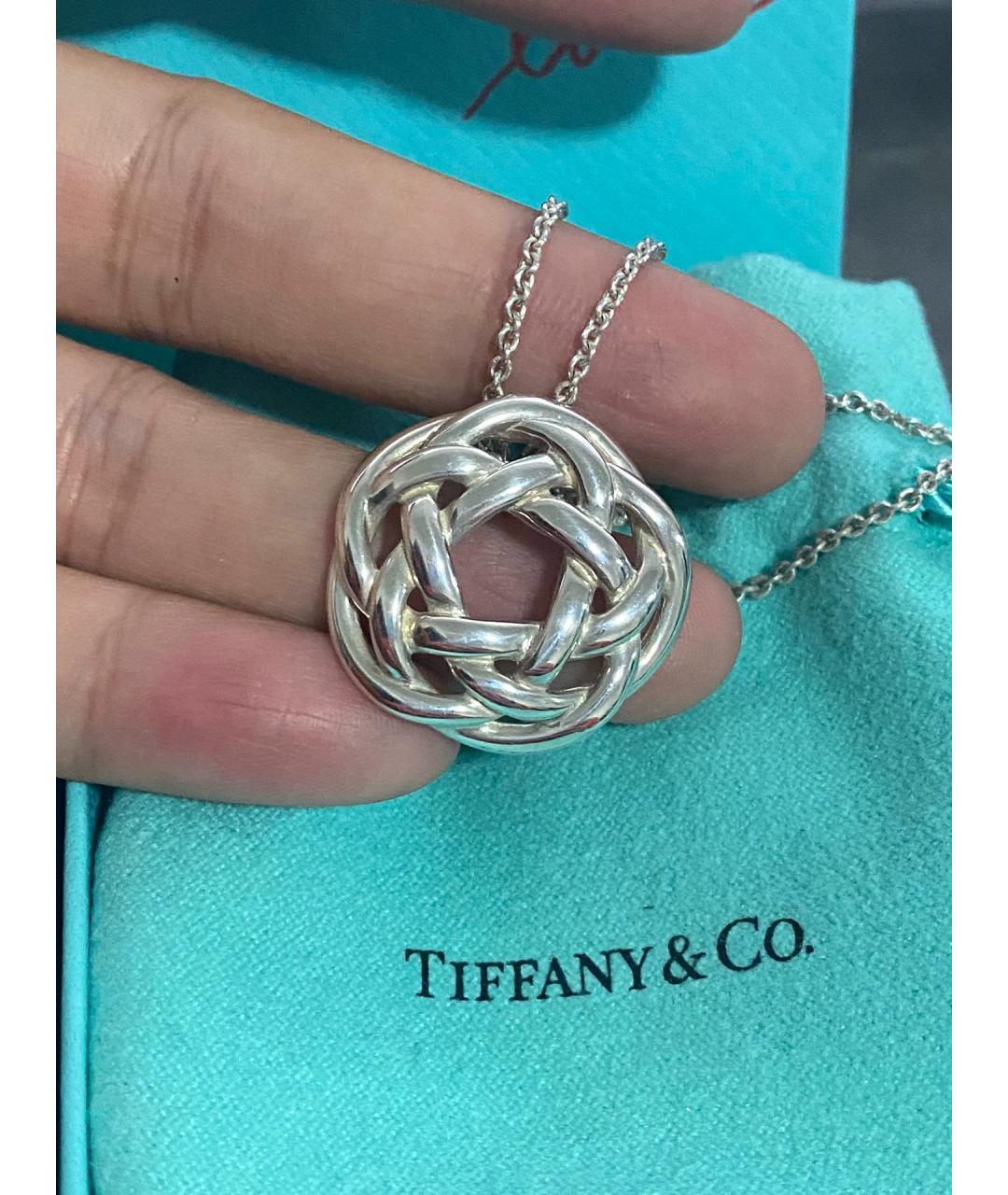 TIFFANY&CO Серебряное серебряное колье, фото 7