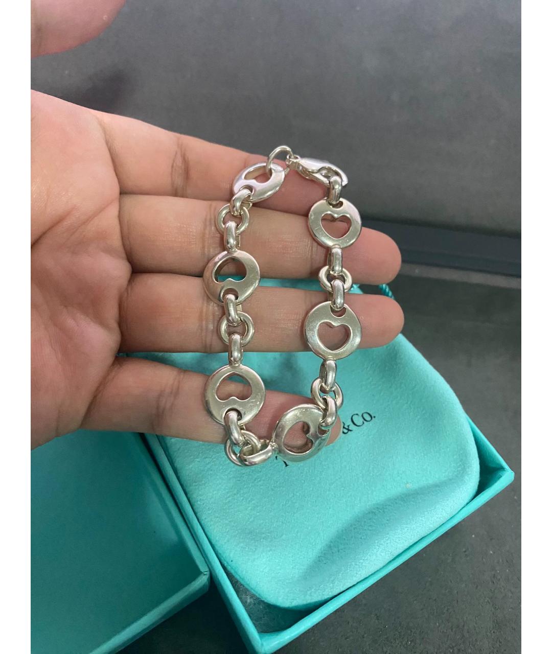 TIFFANY&CO Серебряный серебряный браслет, фото 3