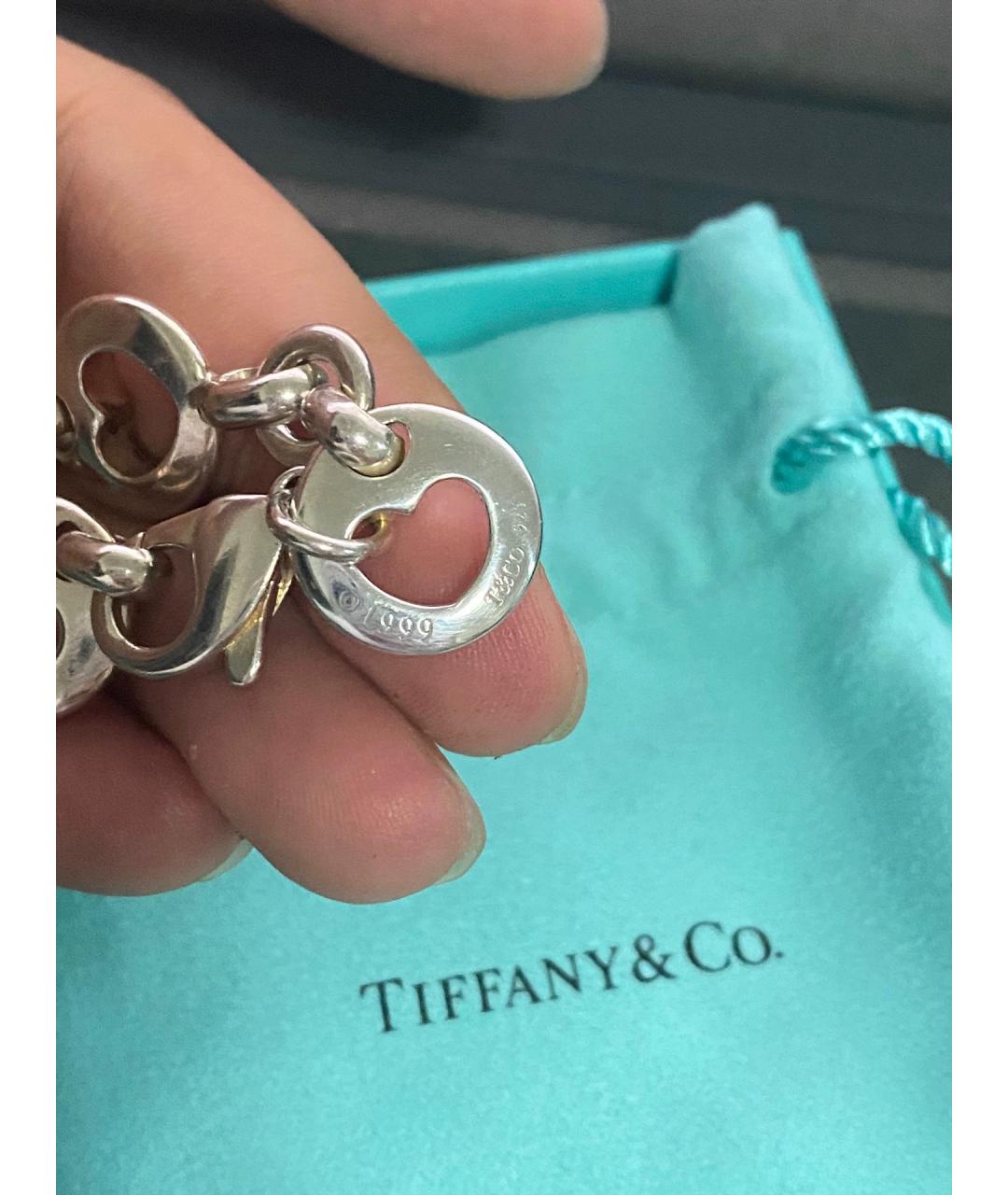 TIFFANY&CO Серебряный серебряный браслет, фото 4