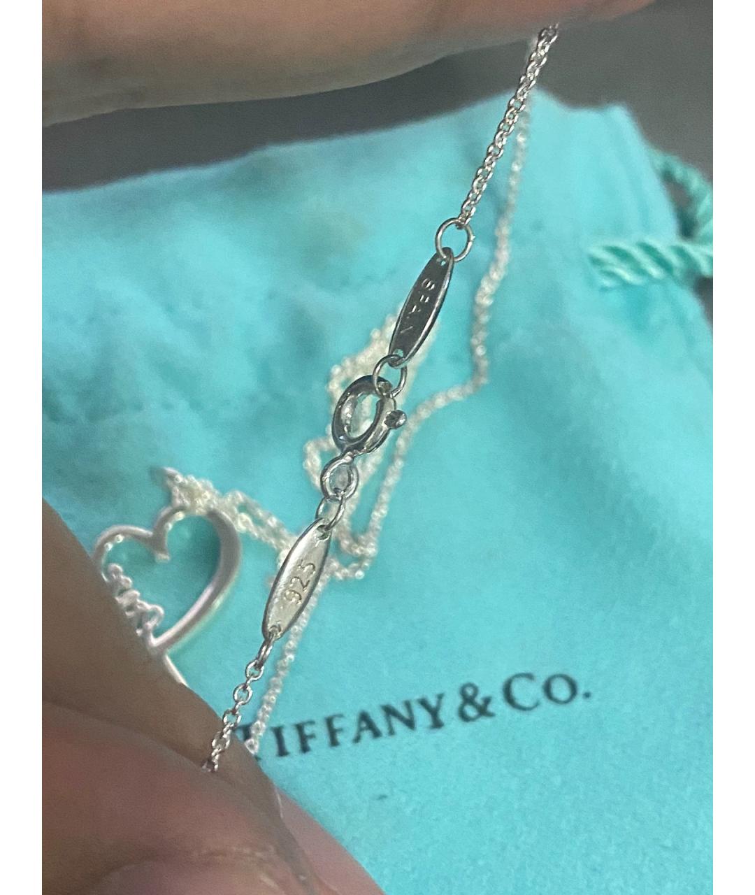TIFFANY&CO Серебряное серебряное колье, фото 8