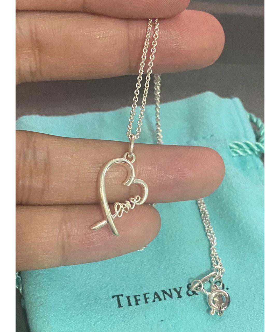 TIFFANY&CO Серебряное серебряное колье, фото 5
