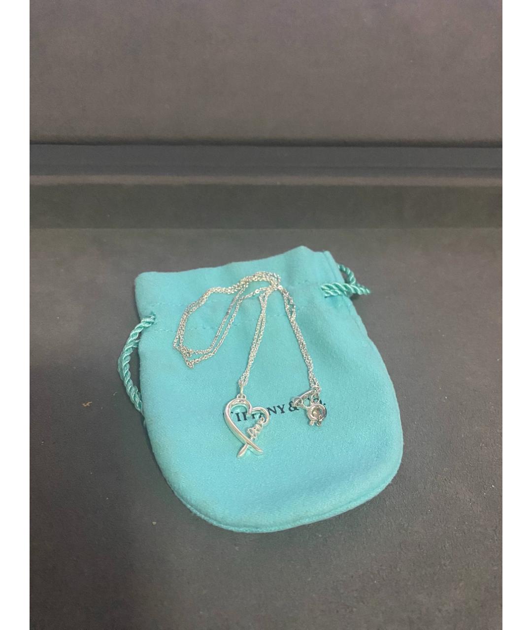 TIFFANY&CO Серебряное серебряное колье, фото 10