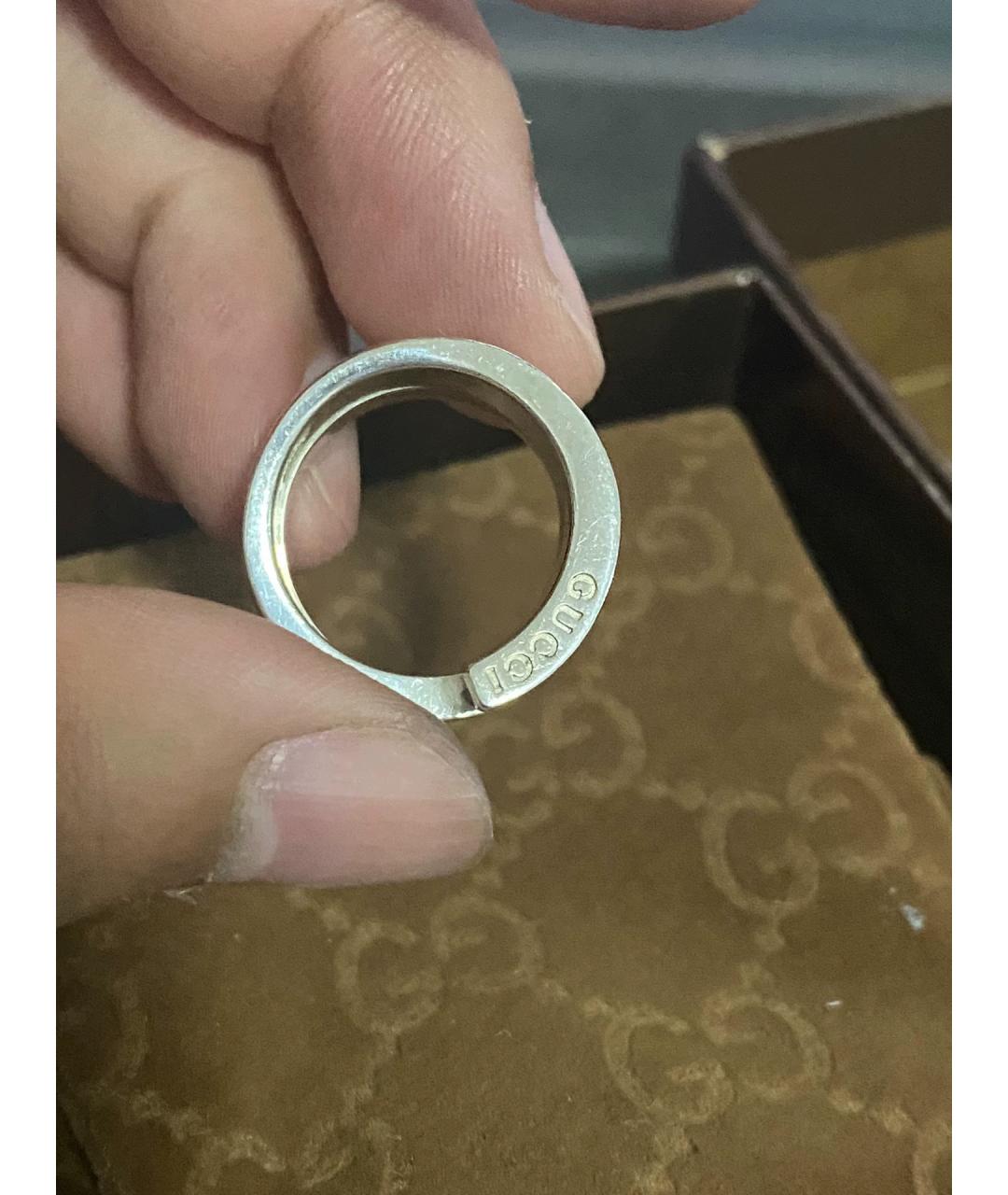 GUCCI Серебряное серебряное кольцо, фото 6