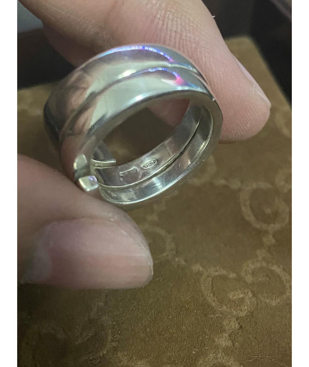 GUCCI Серебряное серебряное кольцо, фото 7