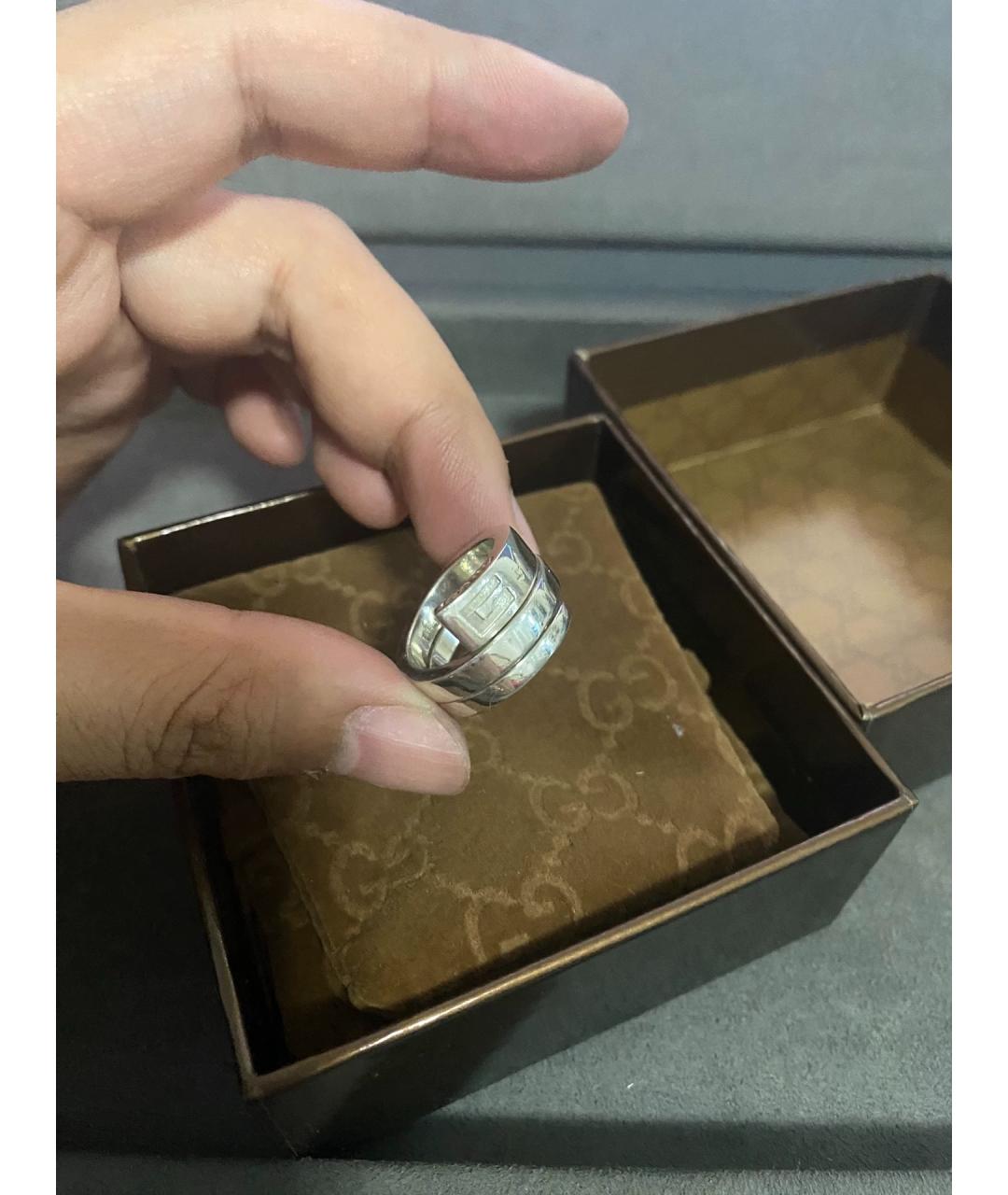 GUCCI Серебряное серебряное кольцо, фото 2