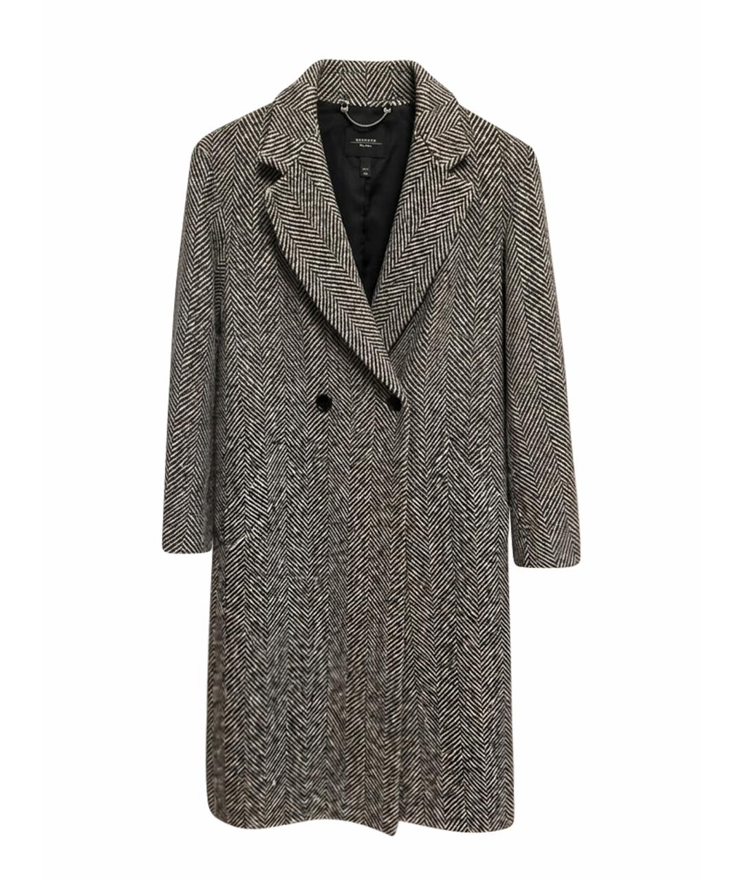 MAX MARA Серое шерстяное пальто, фото 1