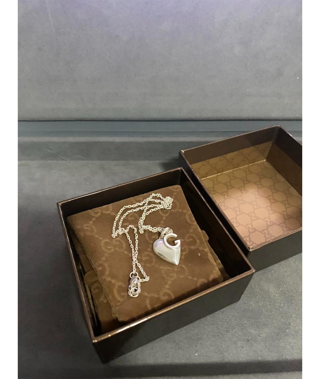 GUCCI Серебряная серебряная подвеска, фото 8