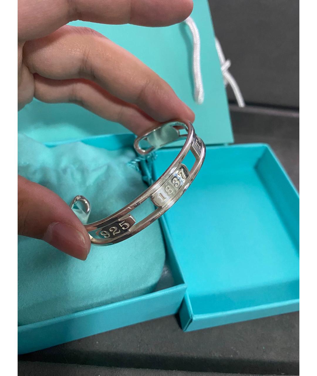 TIFFANY&CO Серебряный серебряный браслет, фото 7