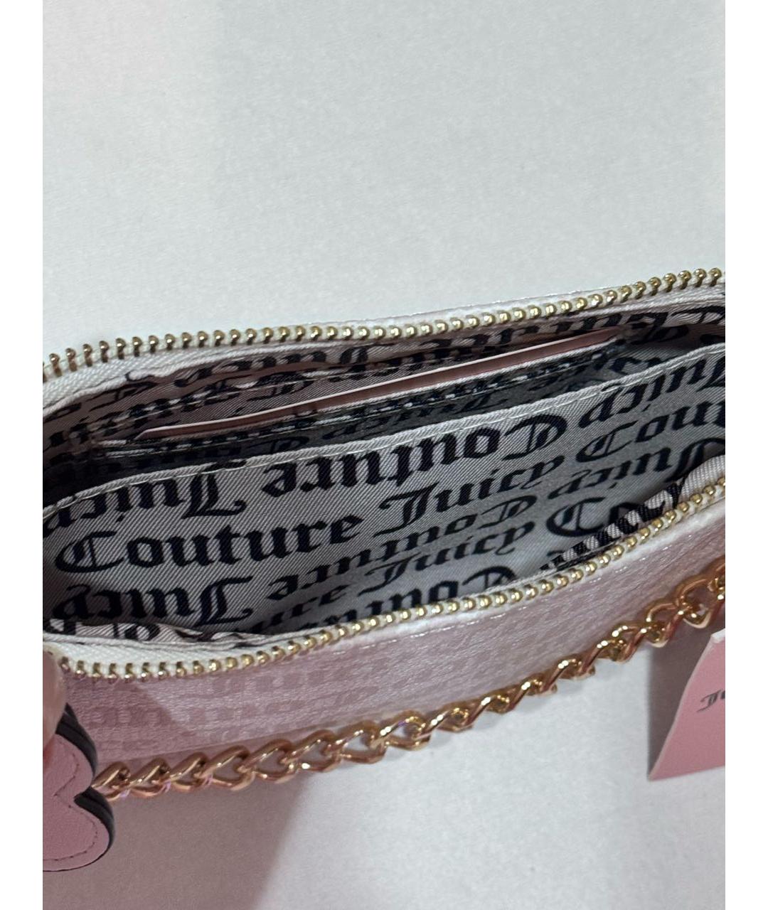 JUICY COUTURE Бежевая сумка с короткими ручками, фото 3