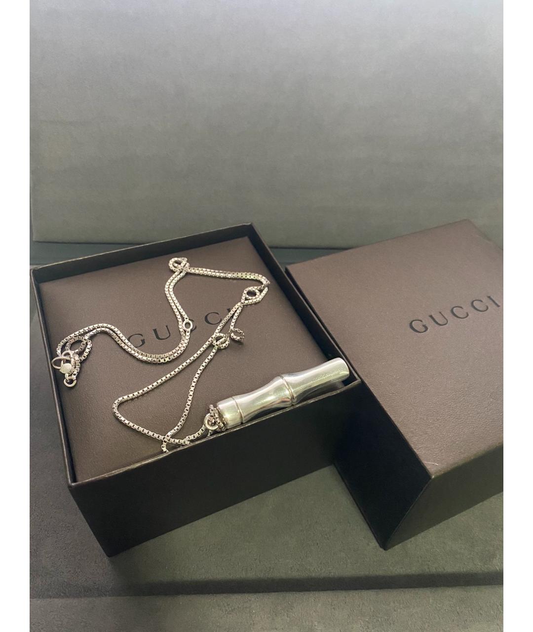 GUCCI Серебряная серебряная подвеска, фото 9