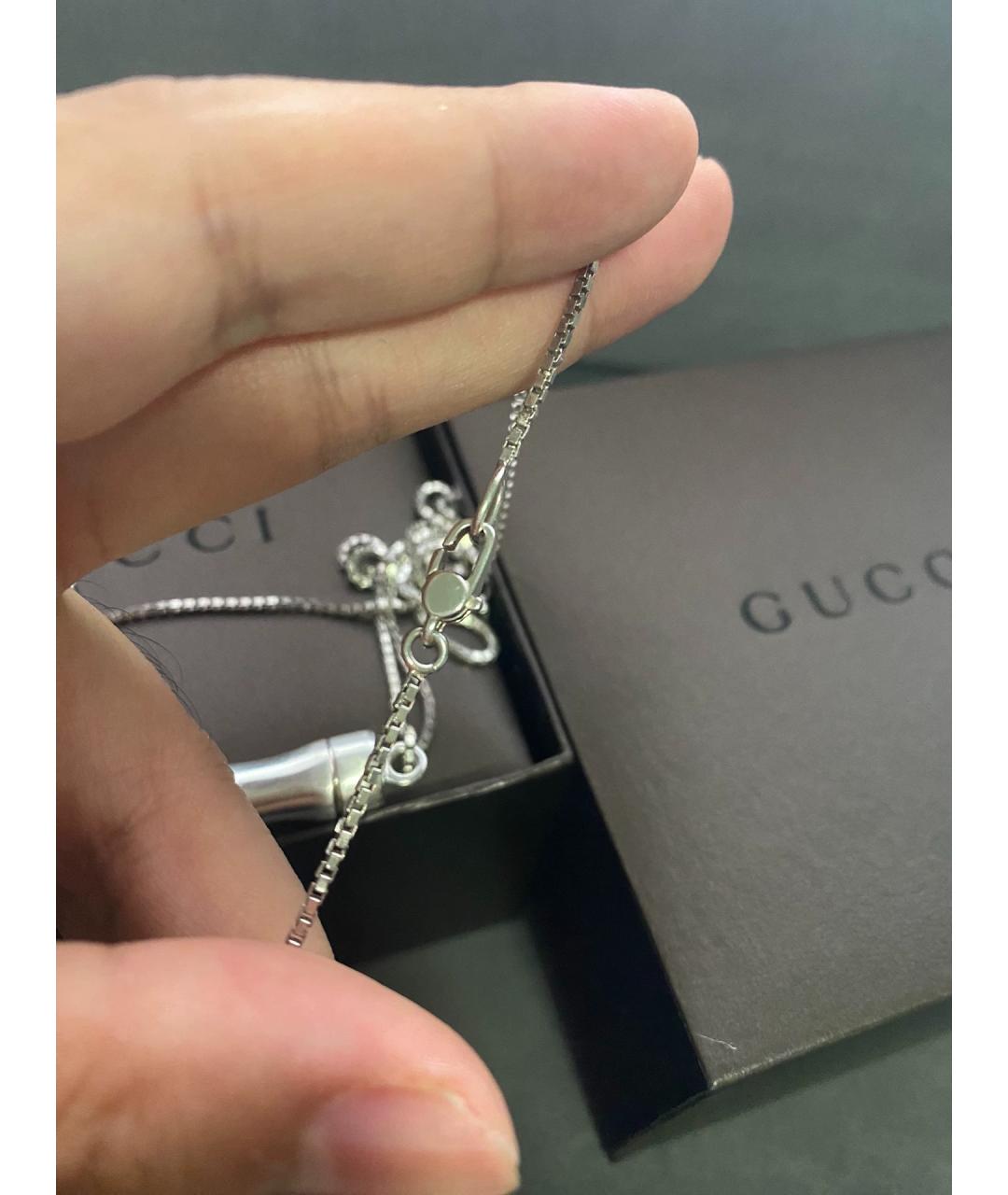 GUCCI Серебряная серебряная подвеска, фото 7