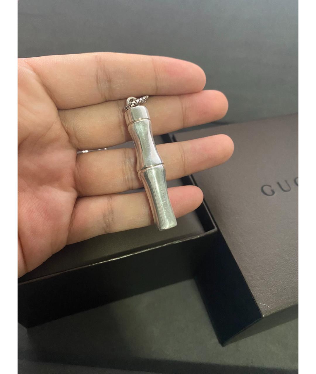 GUCCI Серебряная серебряная подвеска, фото 5