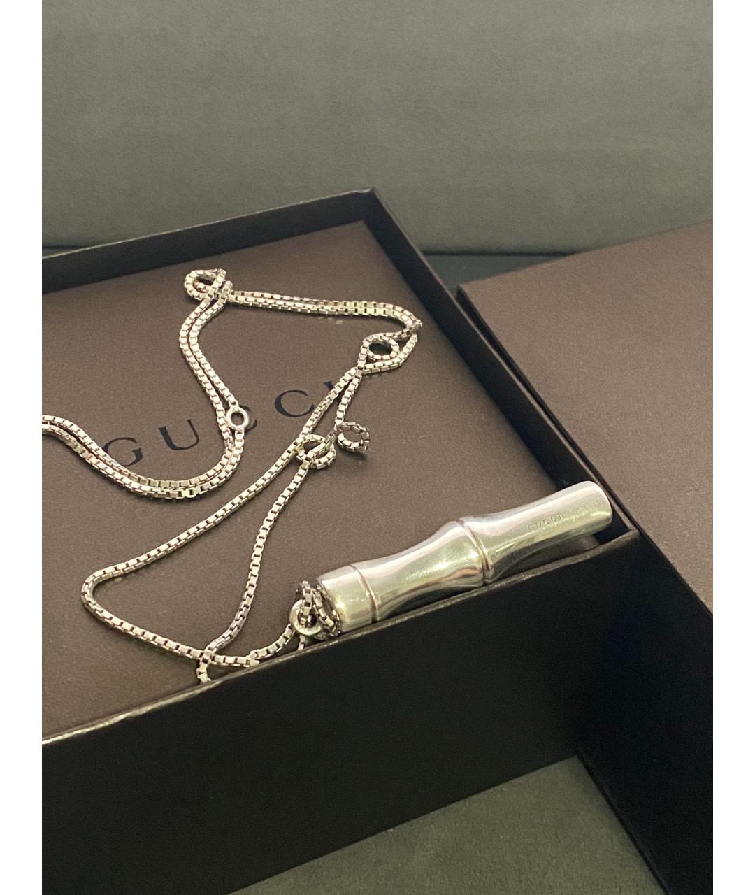 GUCCI Серебряная серебряная подвеска, фото 4