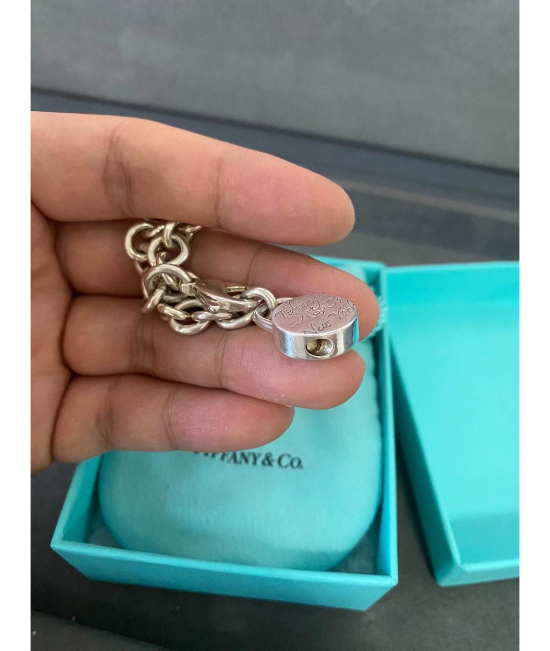 TIFFANY&CO Серебряный серебряный браслет, фото 4