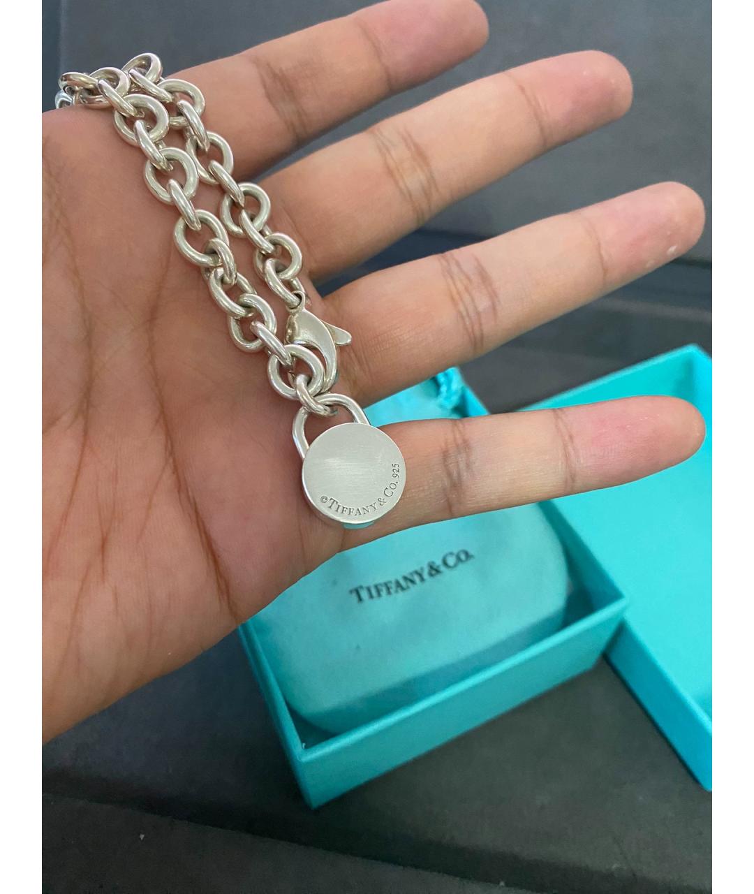 TIFFANY&CO Серебряный серебряный браслет, фото 3
