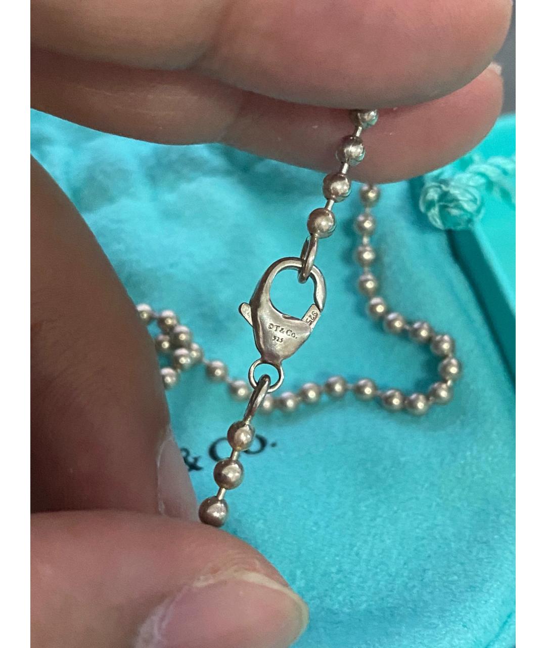 TIFFANY&CO Серебряная серебряная подвеска, фото 7