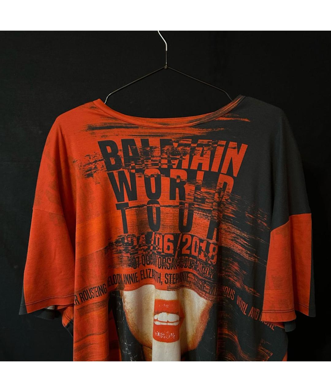 BALMAIN Мульти хлопковая футболка, фото 2
