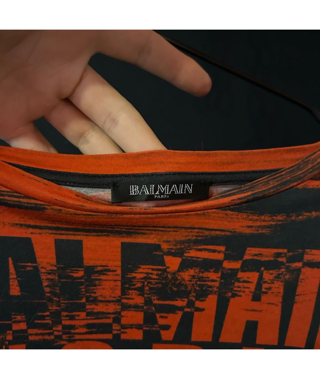 BALMAIN Мульти хлопковая футболка, фото 3