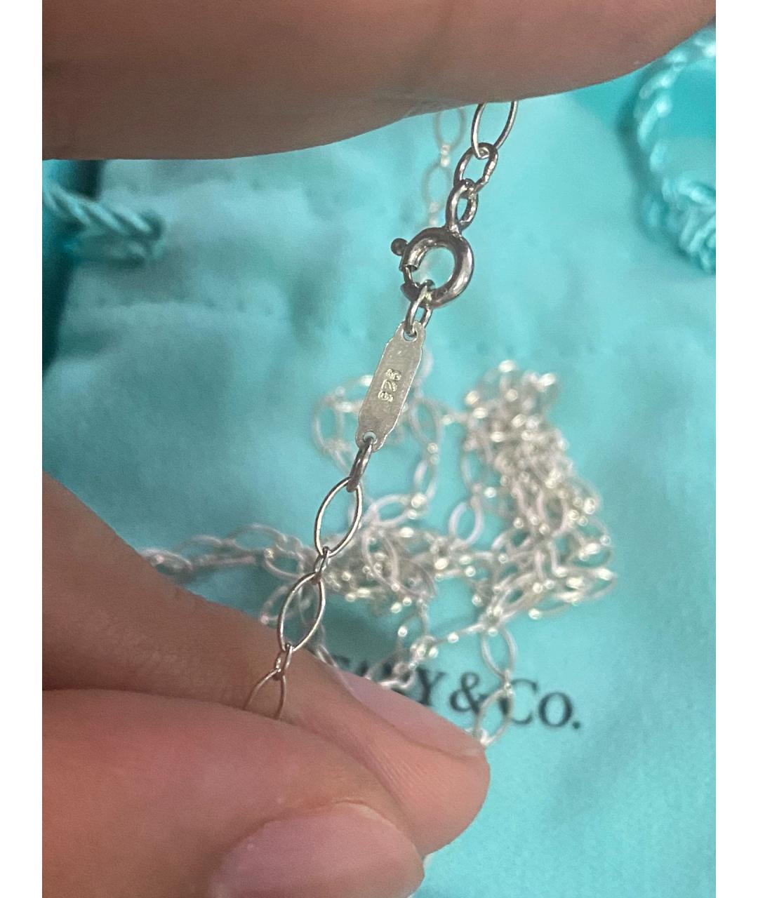 TIFFANY&CO Серебряный серебряный кулон, фото 8