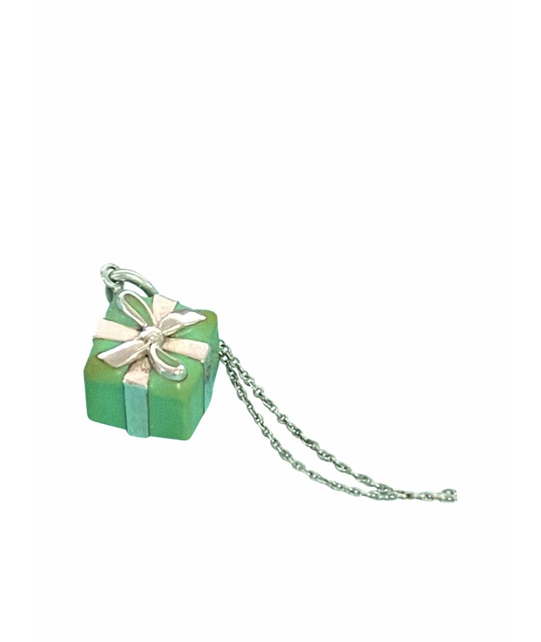 TIFFANY&CO Синяя серебряная цепочка, фото 1