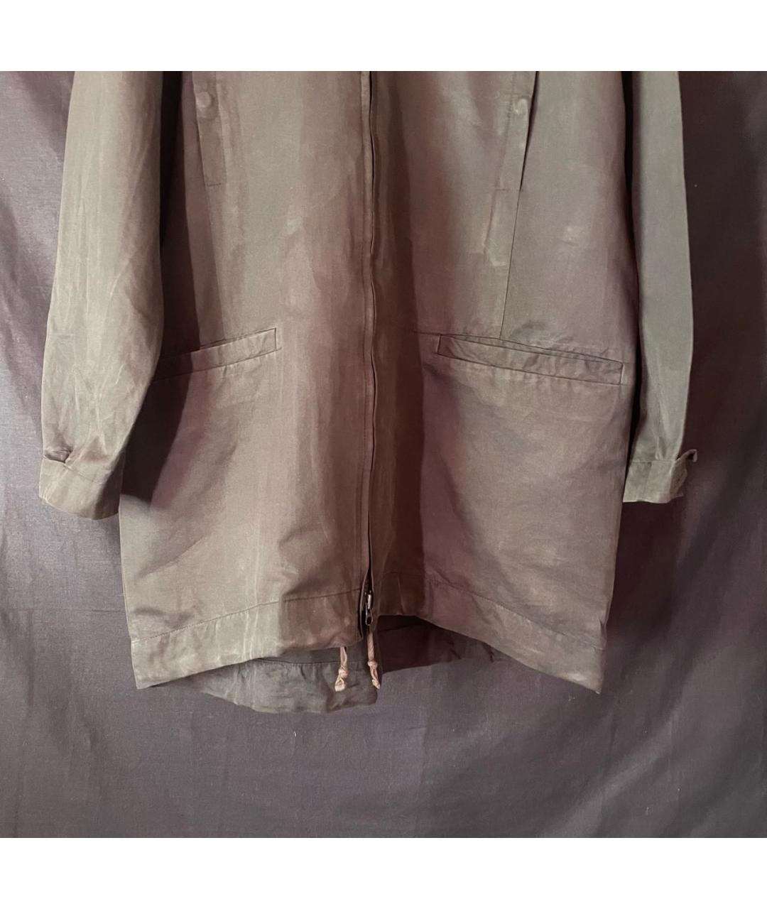 YOHJI YAMAMOTO Антрацитовая хлопковая парка, фото 4